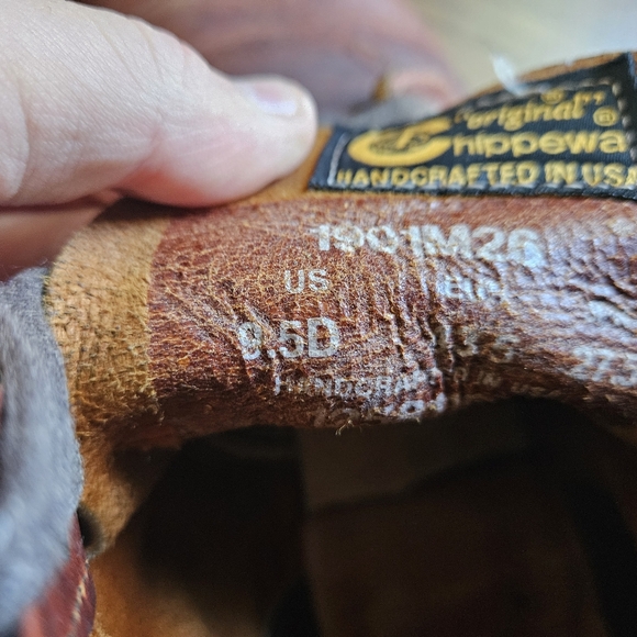 Chippewa Brown Leather Men's Boots - Picture 6 of 7